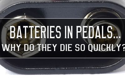 How fast do guitar pedals drain batteries?