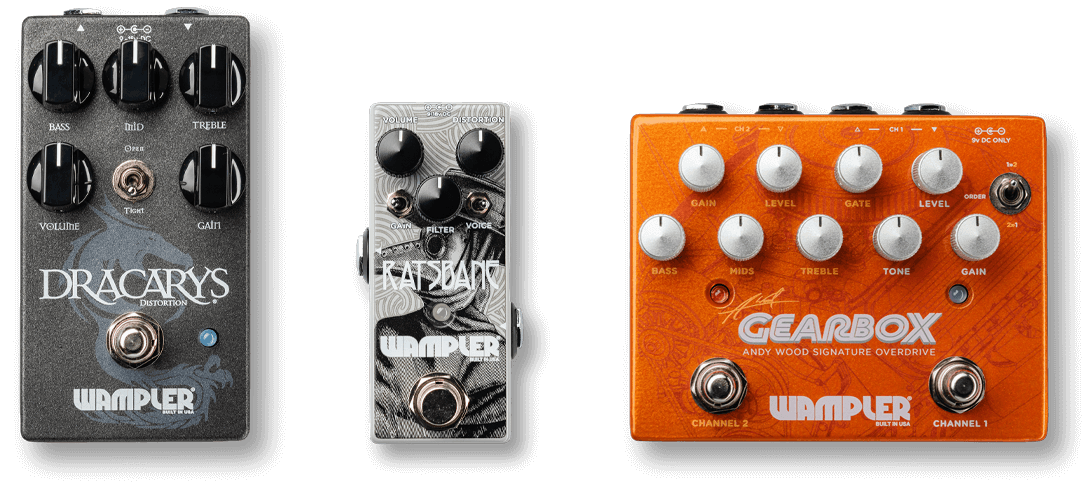 Distortion pedals
