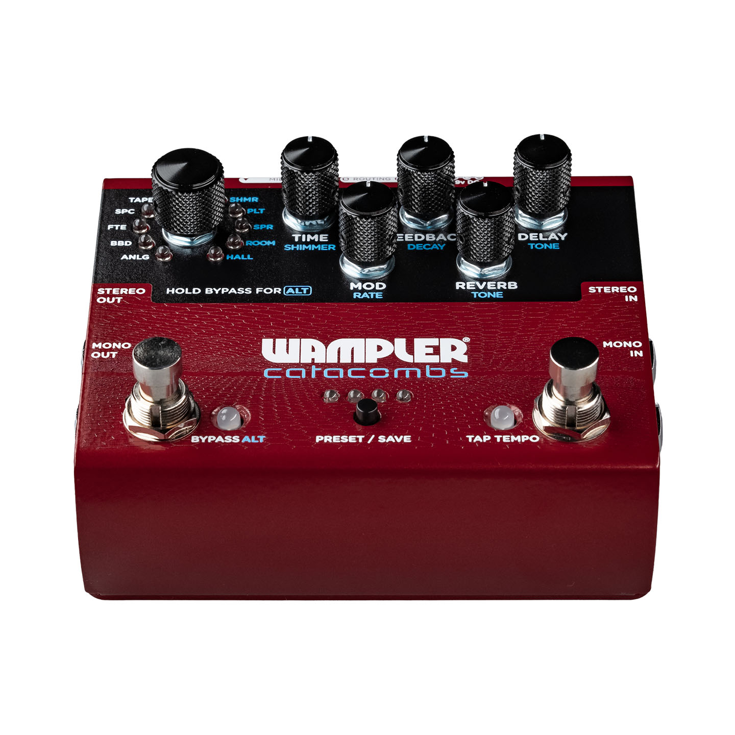 Wampler Catacombs reverb and delay guitar pedal